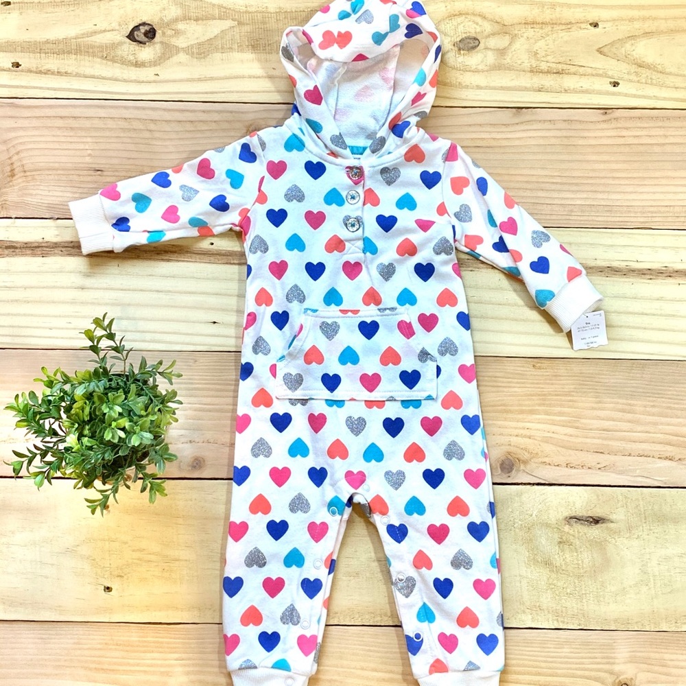 Carter’s Hearts Sleep and Play Hoodie